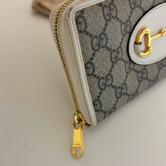 Gucci GG Supreme Monogram Horsebit 1955 Zip Around Wallet - Picture 8 of 9